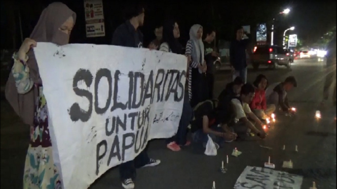 Aksi Solidaritas Mahasiswa UIN Makassar