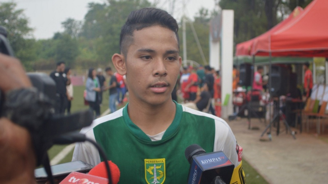 Pemain muda jebolan klub La Liga CD Leganes, Syukran Arabia Samual yang memperkuat Persebaya Surabaya U-16
