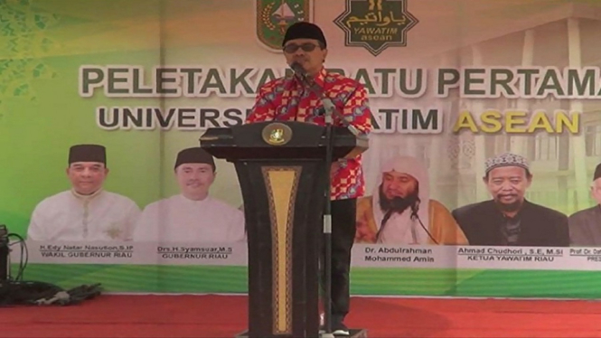 Universitas Anak Yatim Asean Dibangun di Riau, Dhuafa Gratis Kuliah