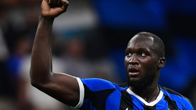 Inter 4-0 Lecce - Langsung Bikin Gol, Lukaku Selalu Cetak Gol di Laga Debut