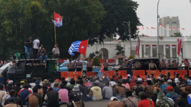 Polisi Tetapkan Pengibar Bendera Bintang Kejora Jadi Tersangka Makar