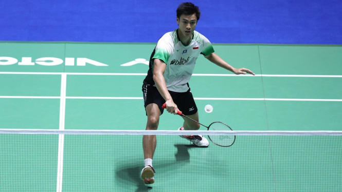 Shesar Hiren Rhustavito terhenti di kejuaraan China Open 2019 usai ditaklukkan Ng Ka Long Angus (Hong Kong)