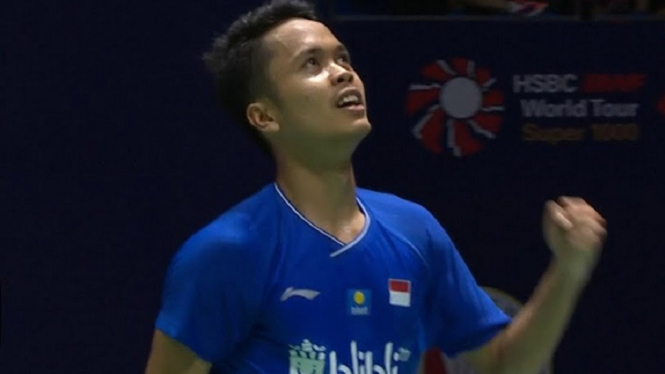 China Open 2019 - Tantang Momota di Final, Anthony Berpeluang Pertahankan Gelar