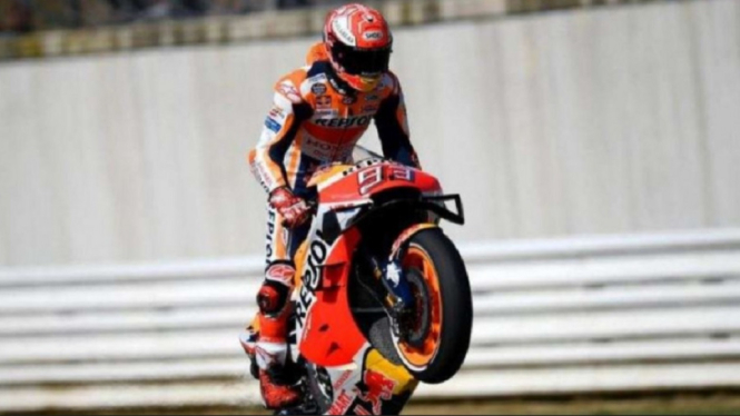 Marquez Juara MotoGP Aragon Usai Tampil Prima Sejak Start