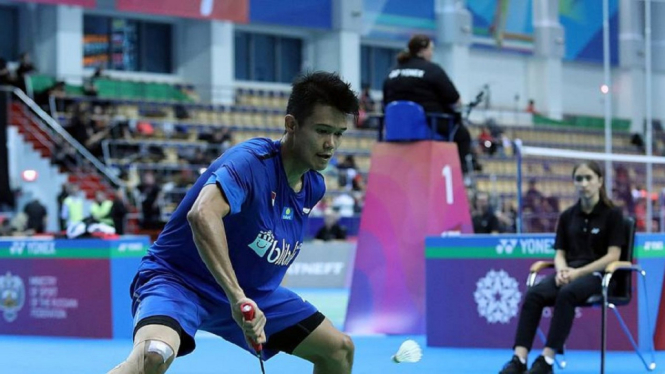 Christian Adinata Bawa Indonesia ke Semifinal Kejuaraan Dunia Junior 2019. (Foto-PBSI)