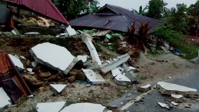 Posko Satgas PBGP Data Sementara Ada 6.523 Rumah Rusak Akibat Gempa di Maluku