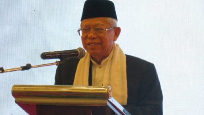 Ketua Umum MUI KH. Ma'ruf Amin saat membuka Konferensi Wisata Halal Internasional di NTB (Foto: Istimewa)