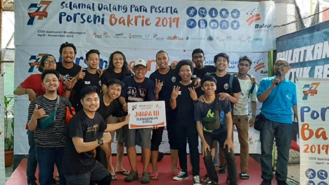 Tim Futsal ANTV Raih Juara Tiga di Ajang Porseni Bakrie 2019