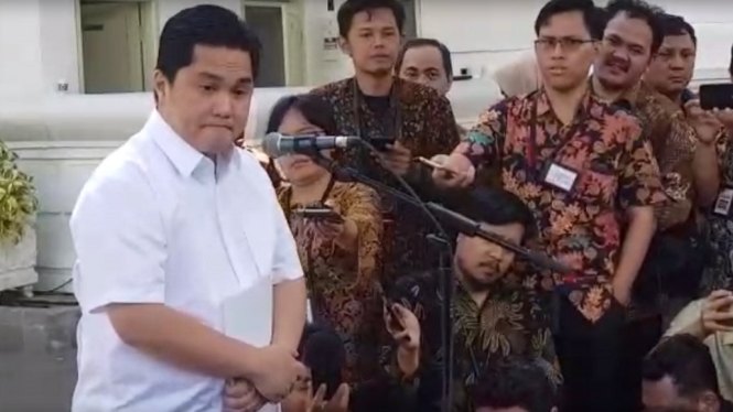 Erick Thohir ke Istana, Saham Miliknya Melesat