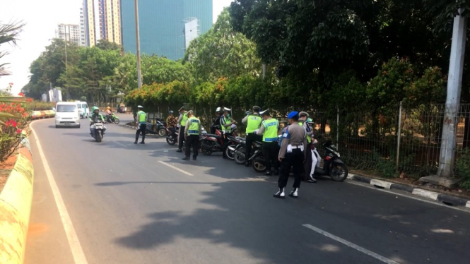 Operasi Zebra Jaya 2019, Puluhan Pengemudi Sepeda Motor Ditilang