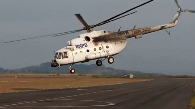 Helikopter Bom Air Gunung Merapi Ungup-Ungup