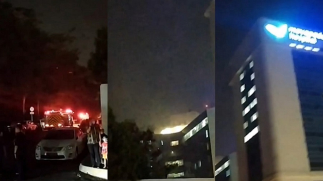 Si Jago Merah Mengamuk di Rumah Sakit Mayapada Lebak Bulus (Foto: Kolase Instagram @jakarta.terkini)