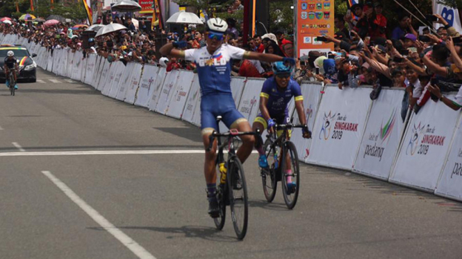 Grospe Ismael.Jr Menjuarai  Etape ketiga Tour de Singkarak 2019 (foto : tim media TdS 2019)