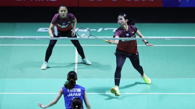 (China Open 2019) Kalah di Babak Pertama, Rizki Amelia Pradipta/Della Destiara Haris, Lawan Bisa Menebak Bola Kami