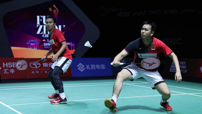 (Fuzhou China Open 2019) Hendra-Ahsan memenangi laga sengit atas wakil Taiwan, Chi-Yang
