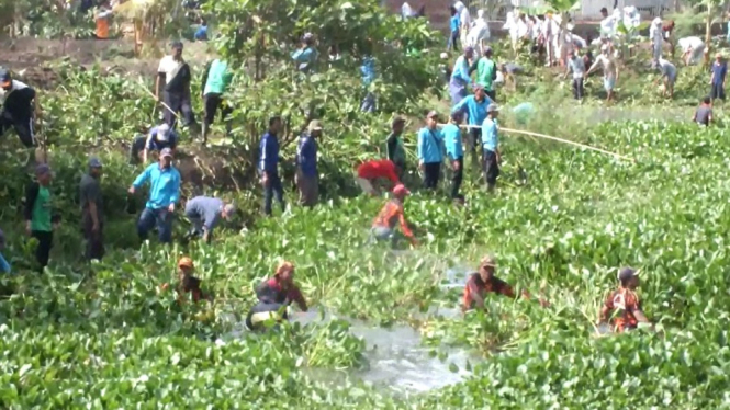 Ribuan Orang di Pinggiran 3 Sungai di Cilacap. Ada Apa?