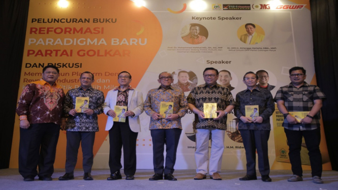 Buku 'Reformasi Paradigma Baru Partai Golkar' Menjaga dan Merawat Partai Golkar (Foto ANTVKlikKukunYP)