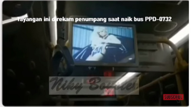 Tayangkan Iklan Video Vulgar, Ini Kata Pihak TransJakarta (Foto tangakap layar twitter @BentoKidz)