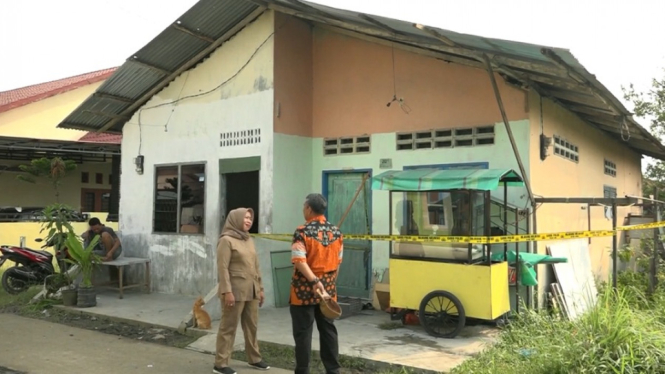 rumah terduga pelaku bom bunuh diri