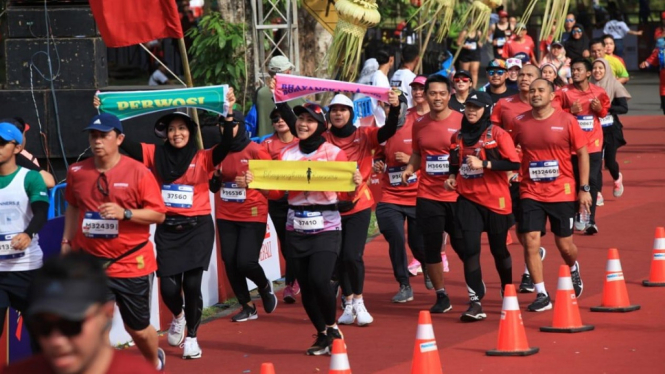 ibu kapolri & bhayangkari runners