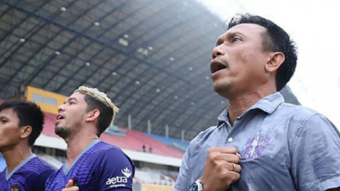 Pelatih Widodo Cahyono Putro berhasil membawa Persita Tangerang ke final Liga 2 dan promosi Liga 1 2020