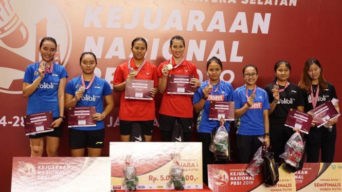 DKI Jakarta juara umum kejurnas PBSI 2019 Palembang