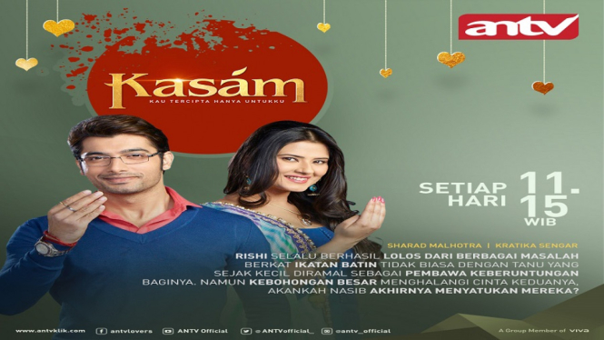 Serial 'Kasam' ANTV Tayang 5 Jam Setiap Hari Tuai Respon Positif