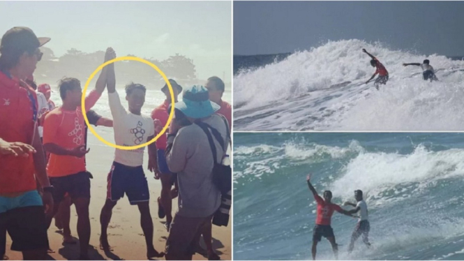 Haru,Surfer Filipina Relakan Medali Demi Menolong Surfer Indonesia di SEA Games