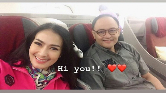 (Iis Dahlia dan Satrio Dewandono/Foto: Instagram @isdadahlia)