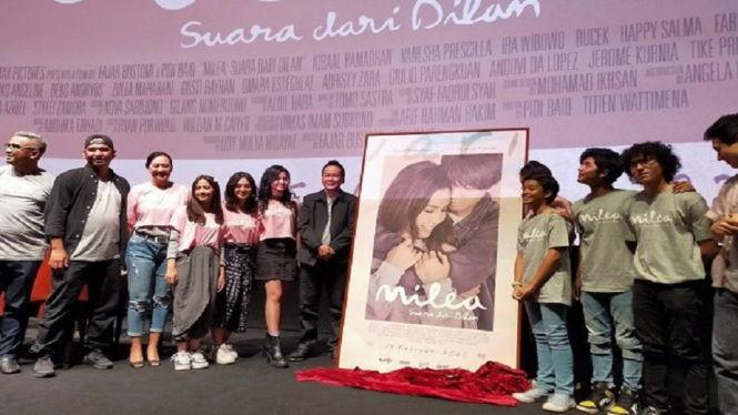 Peluncuran Trailer dan Poster Film ‘Milea: Suara dari Dilan’ Dibanjiri Dilanisme (Foto Istimewa)