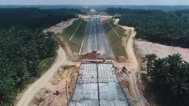 Terhambat Ganti Rugi Lahan, Pembangunan Tol Pekanbaru-Dumai Baru 85 Persen