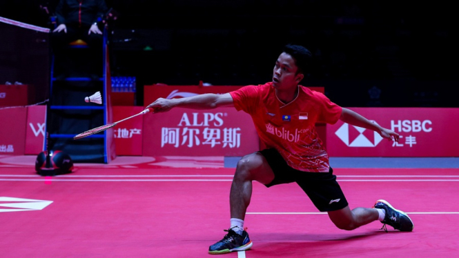 (BWF World Tour Finals 2019) Axelsen cedera dan jadi juara grup, Anthony Sinisuka Ginting: rezeki saya