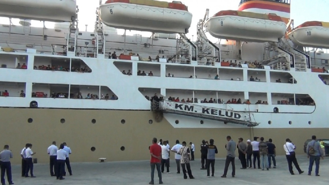 mudik di pelabuhan belawaan medan 1