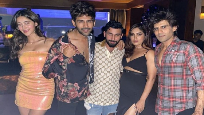 Pasangan Selebritas Bollywood Kartik Aaryan dan Ananya Panday Terlihat Kian Lengket (Foto Instagram)