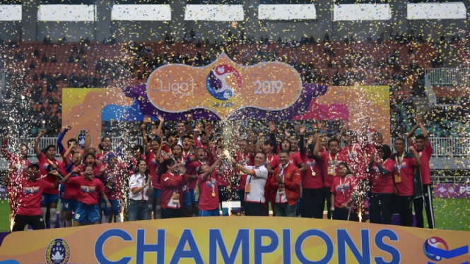 Persib Bandung juara Liga 1 Putri 2019 usai menumbangkan Tira Persikabo 3-1 di leg kedua babak final