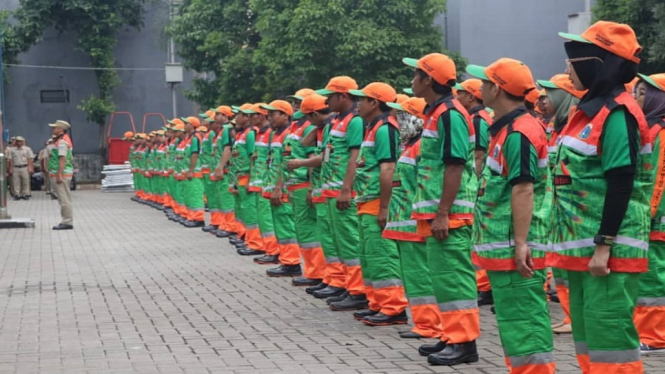 Pergantian Tahun, Dinas LH DKI Jakarta Siagakan 7 Ribu Personel Kebersihan