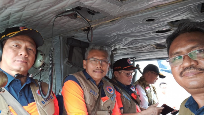 BNPB, Kemenko PMK dan Kemensos Tinjau Banjir Banten dan Bogor