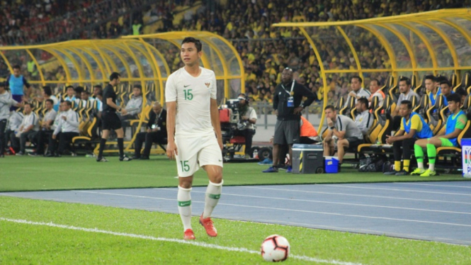 Timnas Indonesia saat lawan Malaysia di Stadion Bukit Jalil, Kuala Lumpur, Malaysia pada 19 November 2019 dalam lanjutan Kualifikasi Piala Dunia 2022
