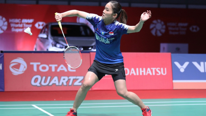 Satu-satunya tunggal putri Indonesia, Ruselli Hartawan disingkirkan He Bing Jiao di babak kedua Malaysia Masters 2020