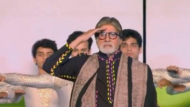 Mega Bintang Bollywood Amitabh Bachchan Luncurkan 'Didda-The Warrior Queen of Kashmir' (Foto Instagram @amiitabbhachchan