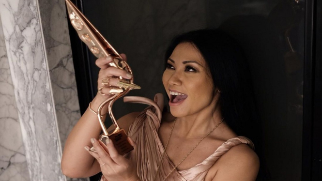 Lagi, Anggun C Sasmi Sabet Penghargaan Kelas Dunia (Foto Instagram @anggun_cipta)