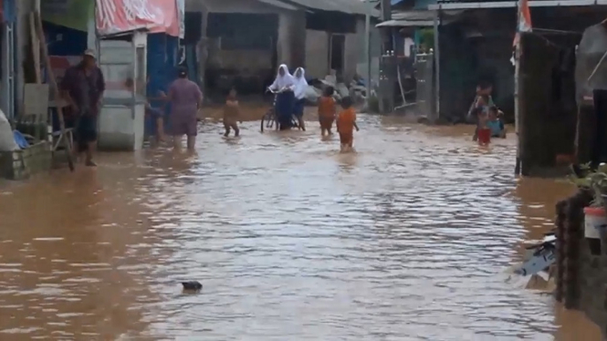 Tanggul Sungai Bapoh Jebol, Ratusan Rumah di Pati Jateng Kebanjiran