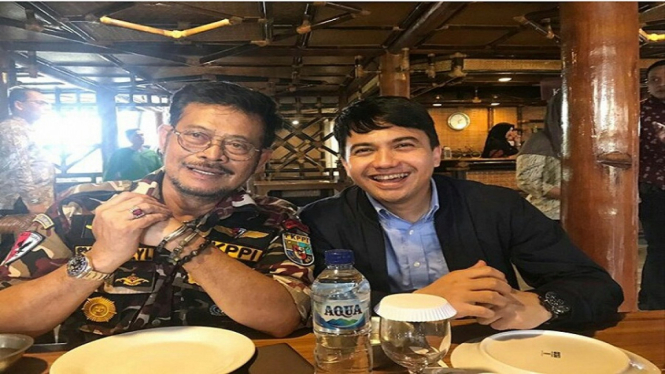 (Sahrul Gunawan dan Syahrul Yasin Limpo/ Foto: Instagram @sahrulgunawaofficial)