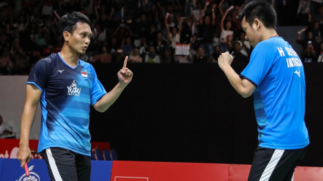 (Indonesia Masters 2020) Hendra/Ahsan lewati laga sengit untuk lolos ke babak empat besar