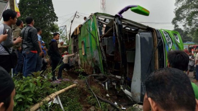 Berikut Identitas Korban Kecelakaan Maut Bus Pariwisata di Subang (Foto Istimewa)