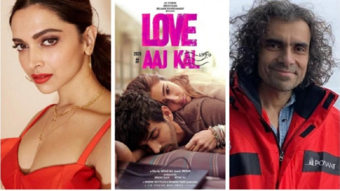 Kata Deepika Padukone Tentang Poster Film 'Love Aaj Kal' (Foto Kolase)