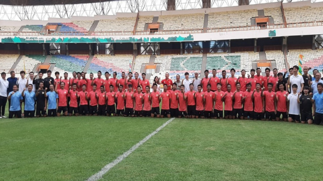 Timnas U19 51 Pemain Ikutui Seleksi dan latihan Perdana di Wibawa Mukti