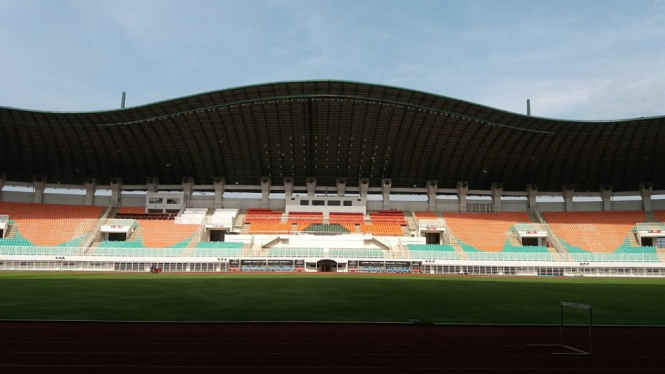 Stadion Pakansari yang dibangun pada 2012 di Cibinong, Kabupaten Bogor, dengan kapasitas 30 ribu orang itu akan menjadi salah satu venue Piala Dunia U-20 2021