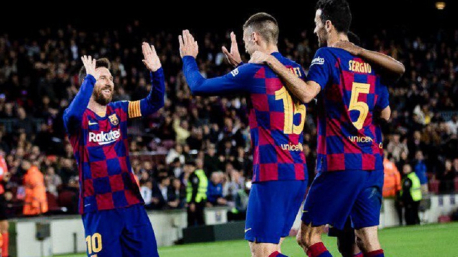 Lionel Messi diharapkan dapat menambah torehan gol ke-500nya saat Barcelona menjamu Levante di Camp Nou, Senin, 3 Februari 2020 dini hari WIB