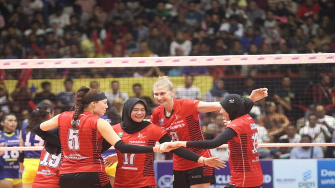 Putri Jakarta Pertamina Energi vs Bandung bjb Tandamana 3-0 1